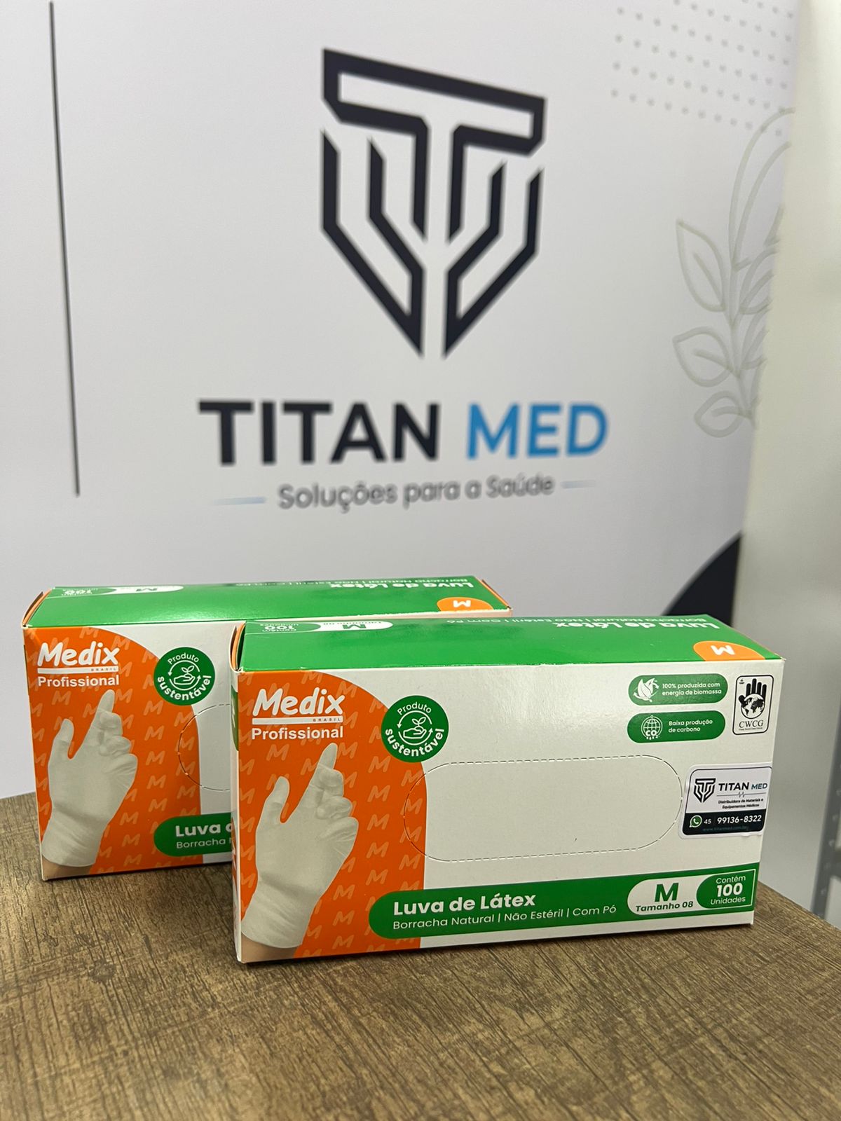 Luva de Látex para Procedimento Medix – Caixa com 100 Unidades